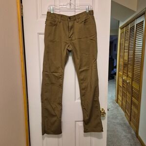 Vans V56 Standard Mens Chino Pants 30 Olive Brown Skater Twill VN0002HHDZ9